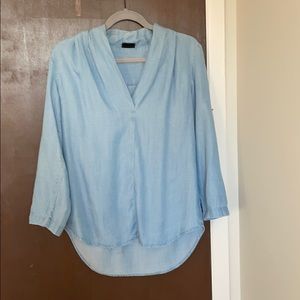 Chambray blouse by Mossimo
